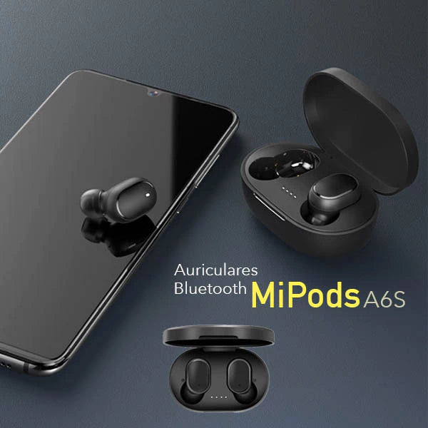 Audífonos Inalámbricos Mipods A6S Bluetooth 5.0