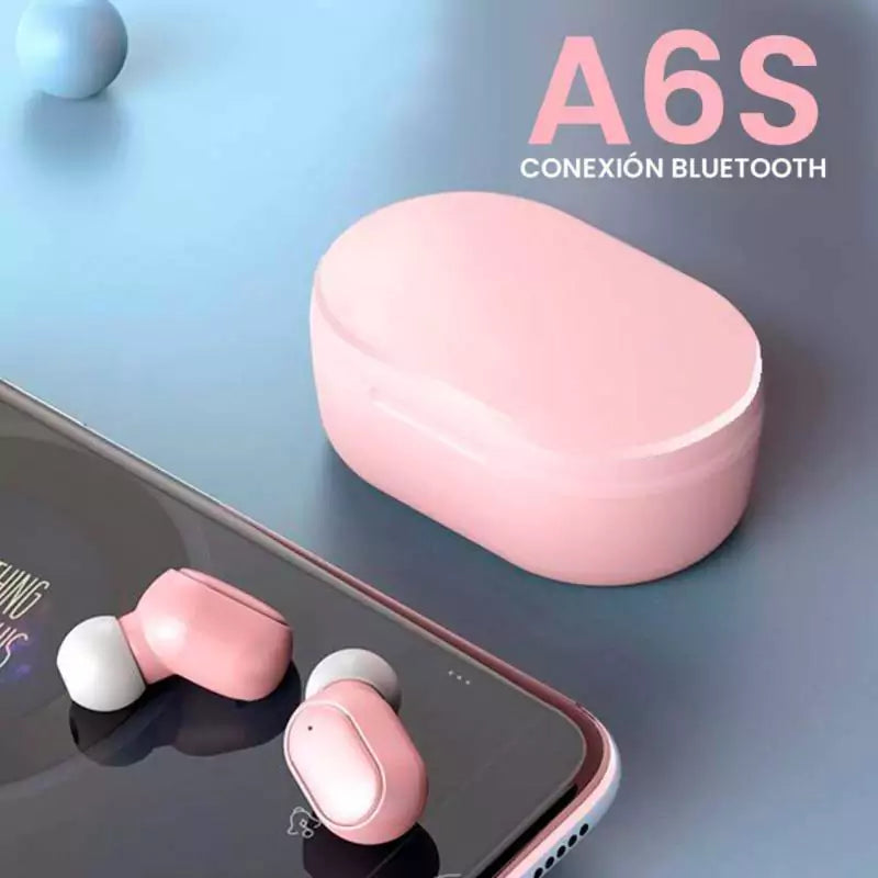 Audífonos Inalámbricos Mipods A6S Bluetooth 5.0