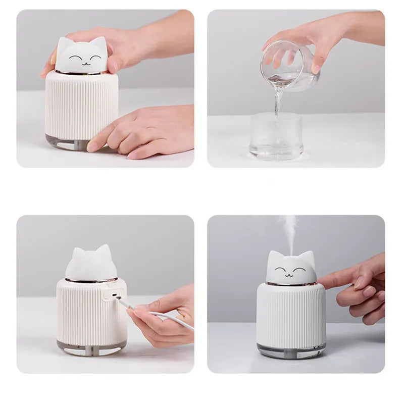 Mini Humidificador USB Animales