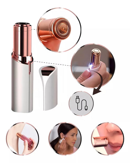 Kit Facial Depilador De Cejas + Depilador Facial