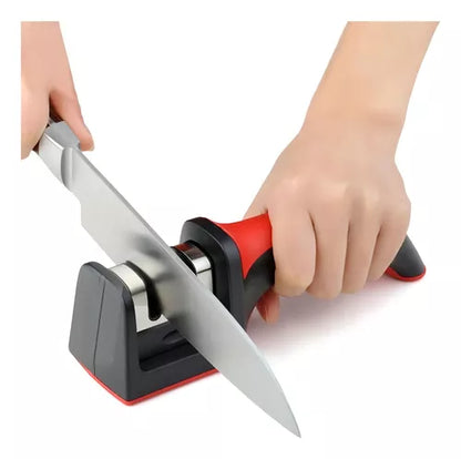 Afilador De Cuchillos Profesional 3 Etapas De Mango