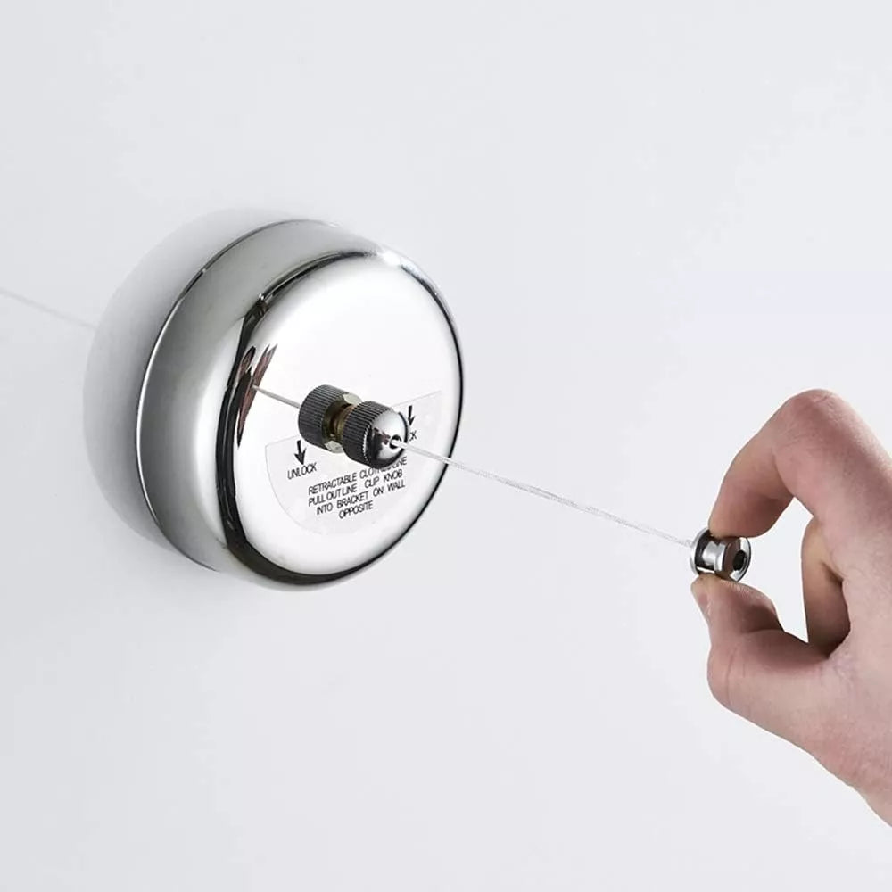 Tendedero Retráctil Colgante Pared Ajustable Ropa