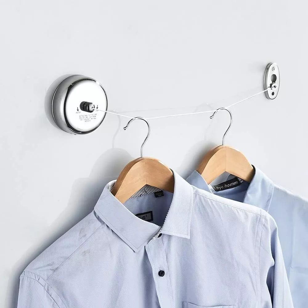 Tendedero Retráctil Colgante Pared Ajustable Ropa