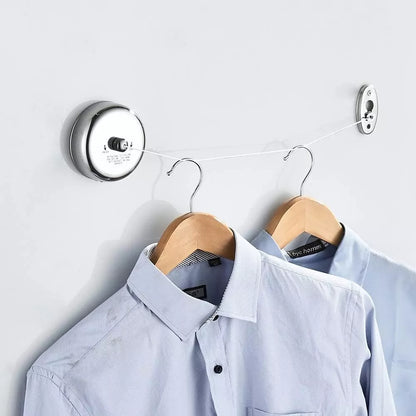 Tendedero Retráctil Colgante Pared Ajustable Ropa