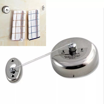 Tendedero Retráctil Colgante Pared Ajustable Ropa