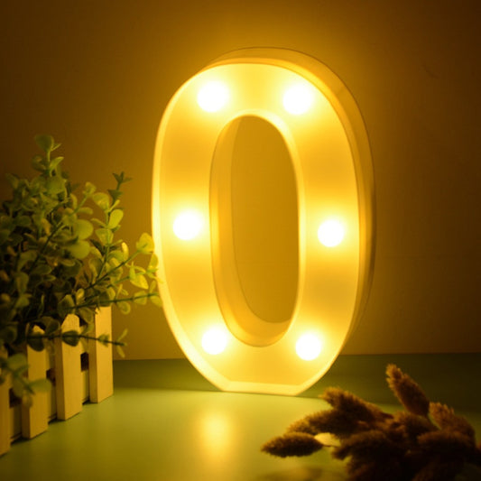 Números Luz Led Lampara Decorativa