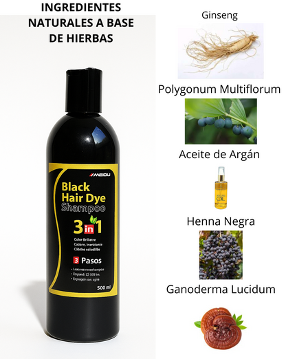 Shampoo Tonalizante Instantáneo 3 en 1 (X2)