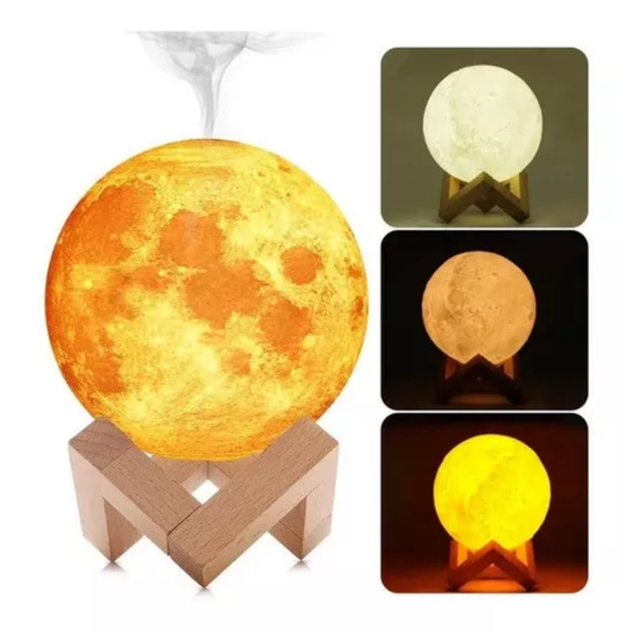Humificador  Lámpara Luna  Difusor Aroma Luces Eléctrico
